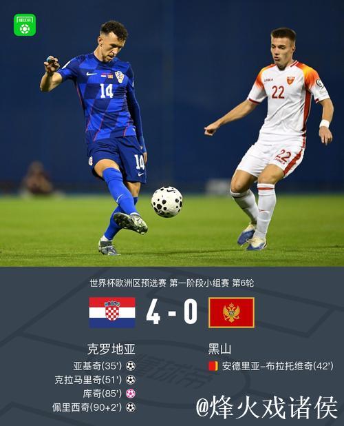 世预赛-佩里西奇破门克拉马里奇建功 克罗地亚4-0黑山 世预赛-佩里西奇破门克拉马里奇建功 克罗地亚4-0黑山